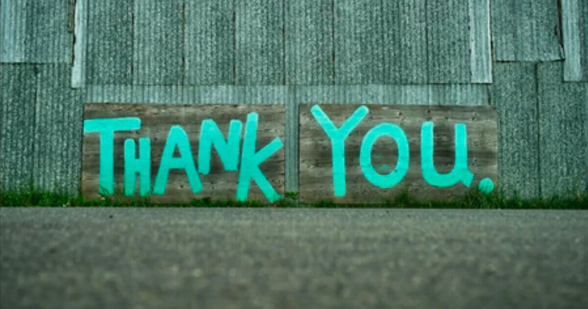 Thanking Our Supporters